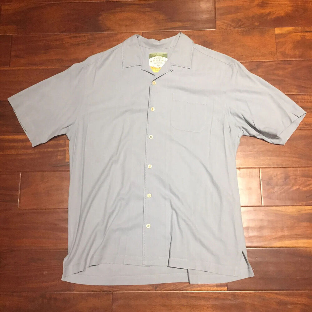Tommy Bahama Camp Shirt Mens M Grapefruit League 2013 Silk Embroidered MLB Hawai - Picture 3 of 6